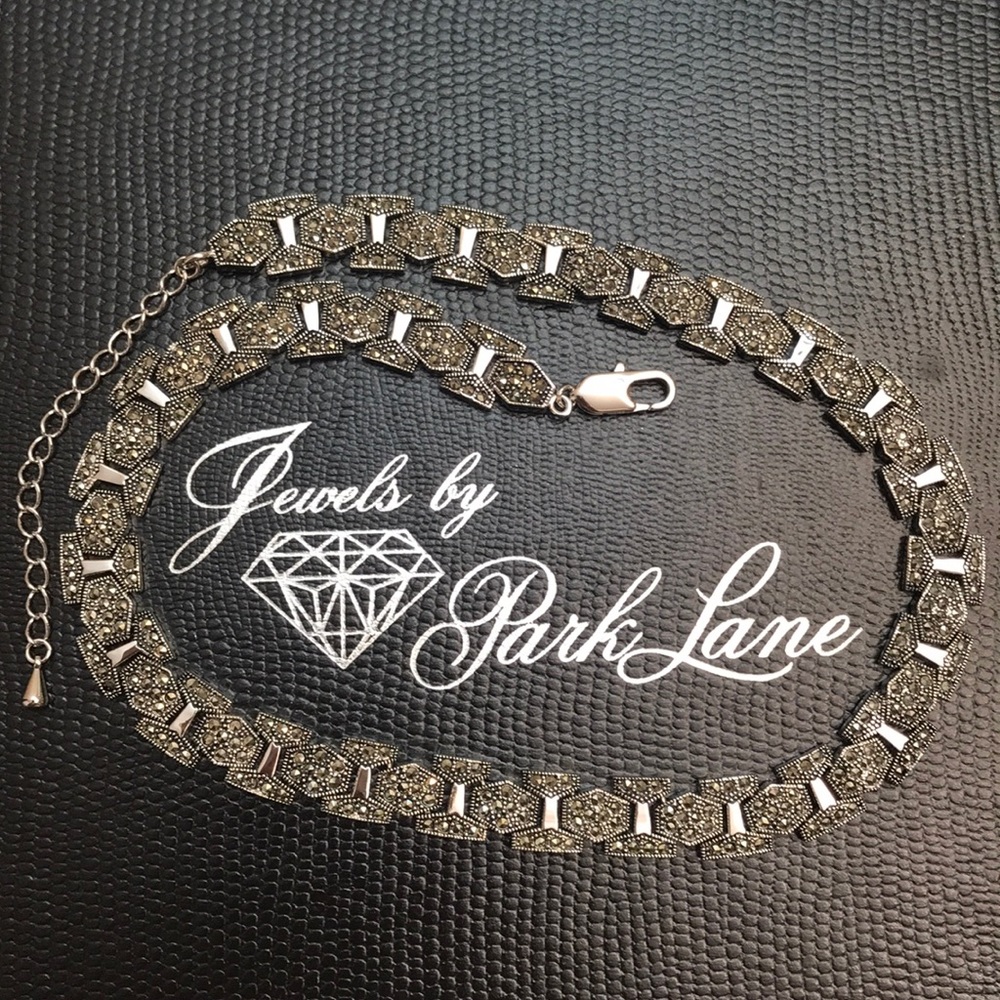 NEW!!!  NWOT PARK LANE GENUINE MARCASITE NECKLACE - Picture 3 of 8